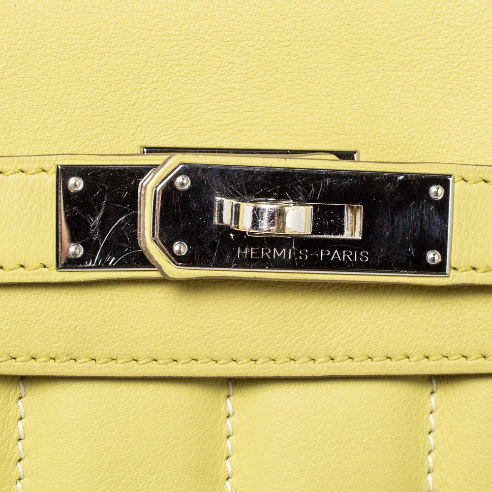 Hermes Yellow Swift Leather Berline 21 Shoulder Bag Hermes | The Luxury  Closet