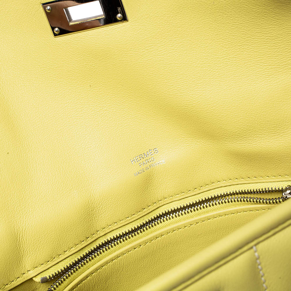 Hermes Yellow Swift Leather Berline 21 Shoulder Bag Hermes | The Luxury  Closet