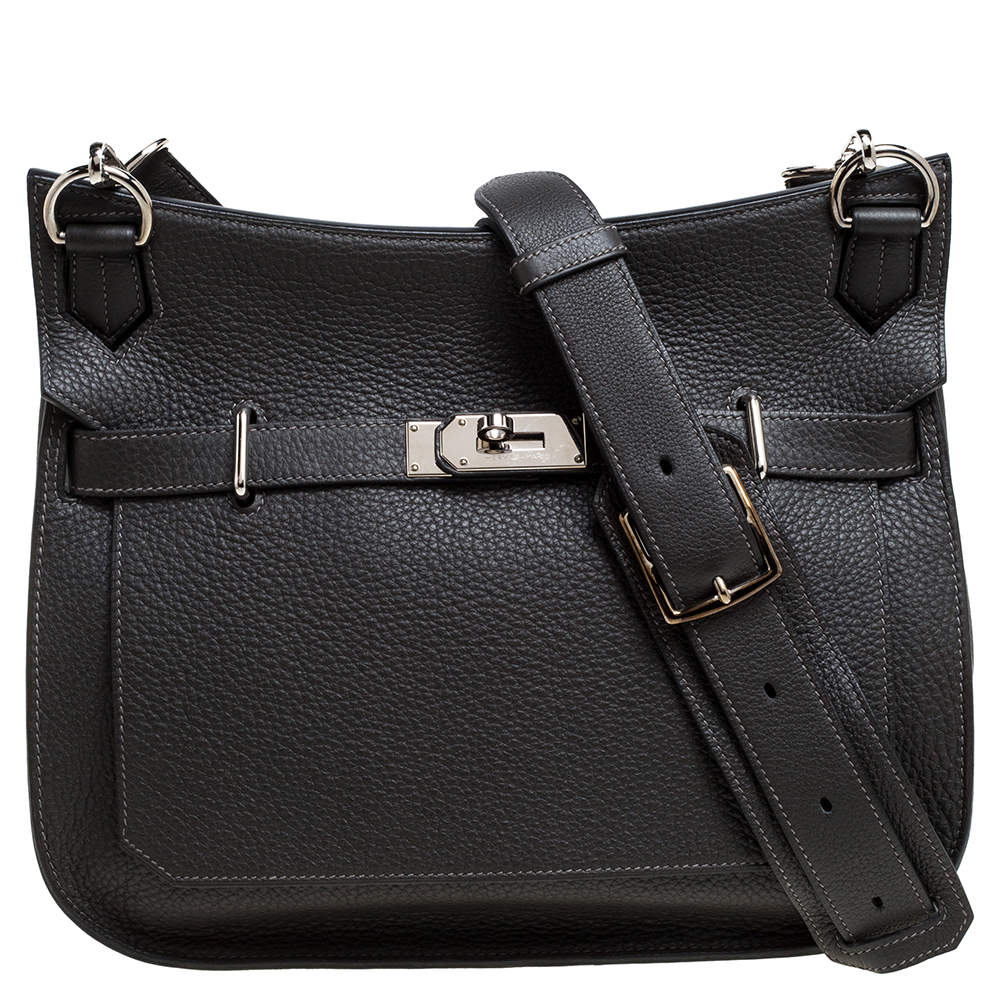 Pre Owned حقيبة هيرمس جيبسيار إكسسوار بلاديوم جلد كليمنس توريليون أتان 31