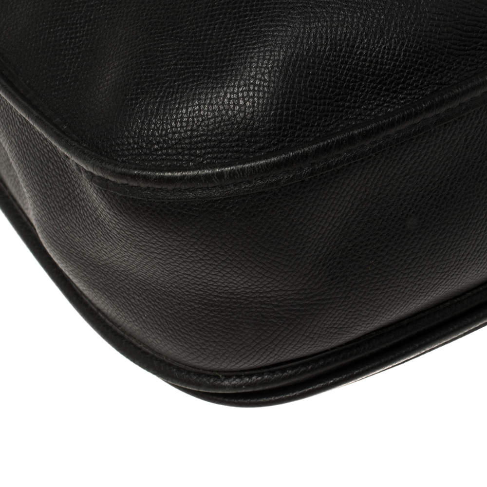 Hermès Evelyne 33 GM Crossbody Bag Noir Taurillon Clemence Black