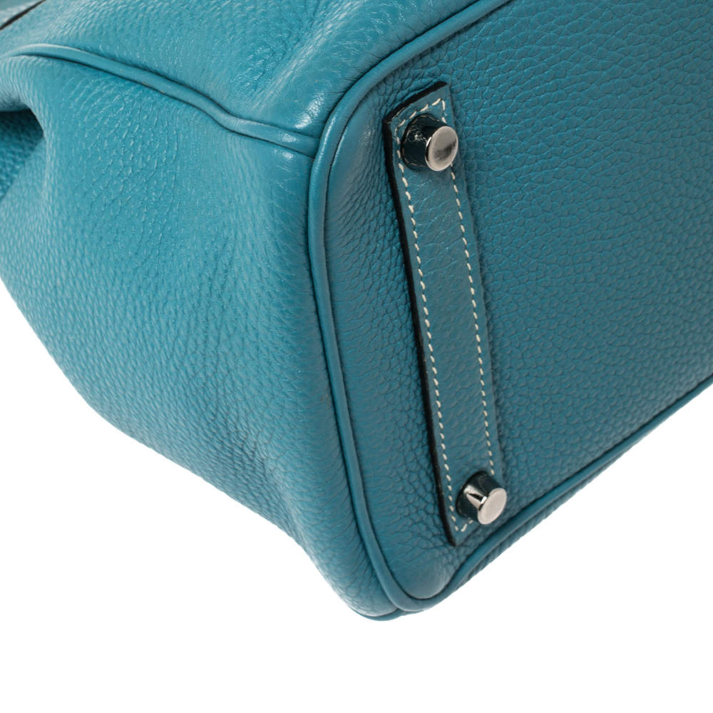 Hermès Ardennes HAC Birkin 45 - Blue Handle Bags, Handbags - HER525386