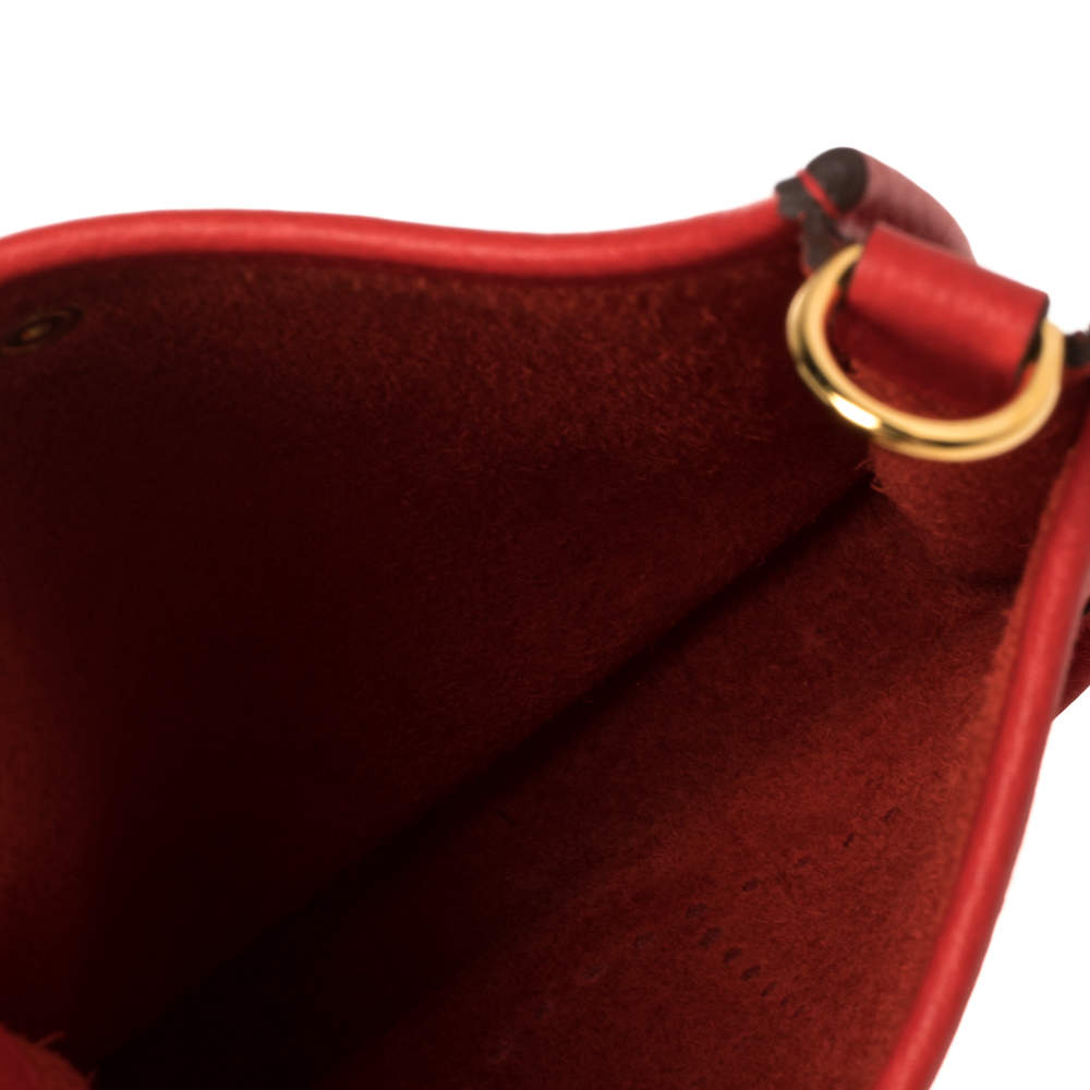 Hermes Rouge Sellier Evelyne TPM Bag – The Closet