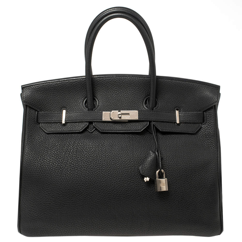 Hermes Black Togo Leather Palladium Hardware Birkin 35 Bag Hermes | The ...