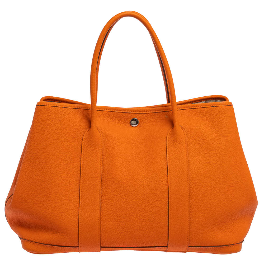 Hermès Orange Negonda Garden Party 36 by Ann's Fabulous Finds