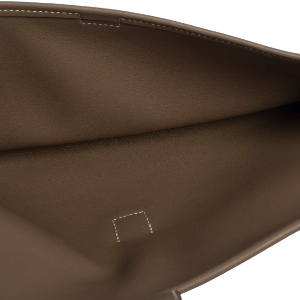 Hermès Hermès Pochette Jige 29 Swift Leather Clutch-Etoupe (All New  In,Bags)