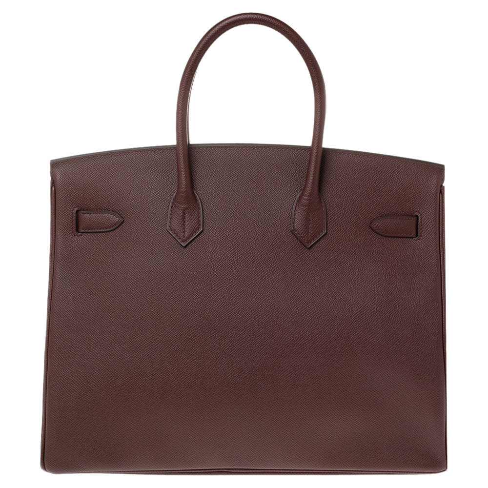 Birkin 35 in Rouge Veau Epsom, Hermès - Designer Exchange