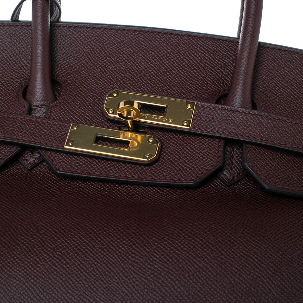 Birkin 35 in Rouge Veau Epsom, Hermès - Designer Exchange