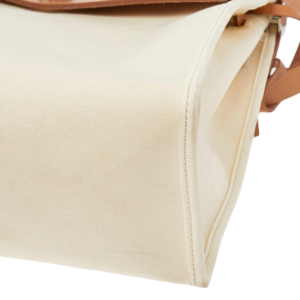 Herbag cloth handbag Hermès Beige in Cloth - 32789721