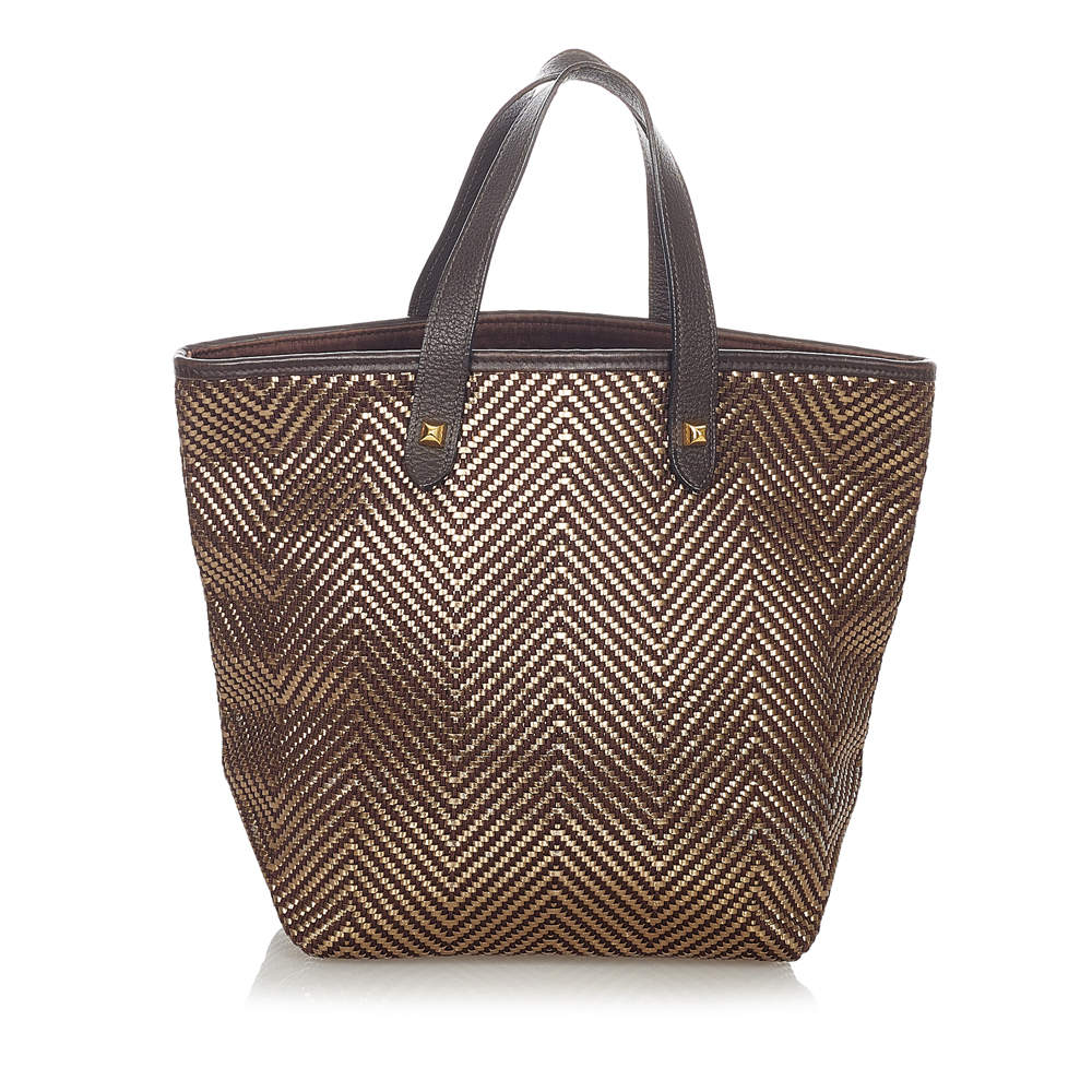 hermes woven bag