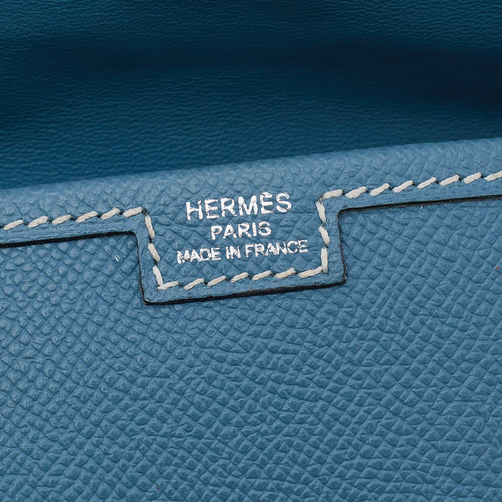 HERMÈS HAC 28 Bag Epsom Bleu Jean 2006 – REAWAKE