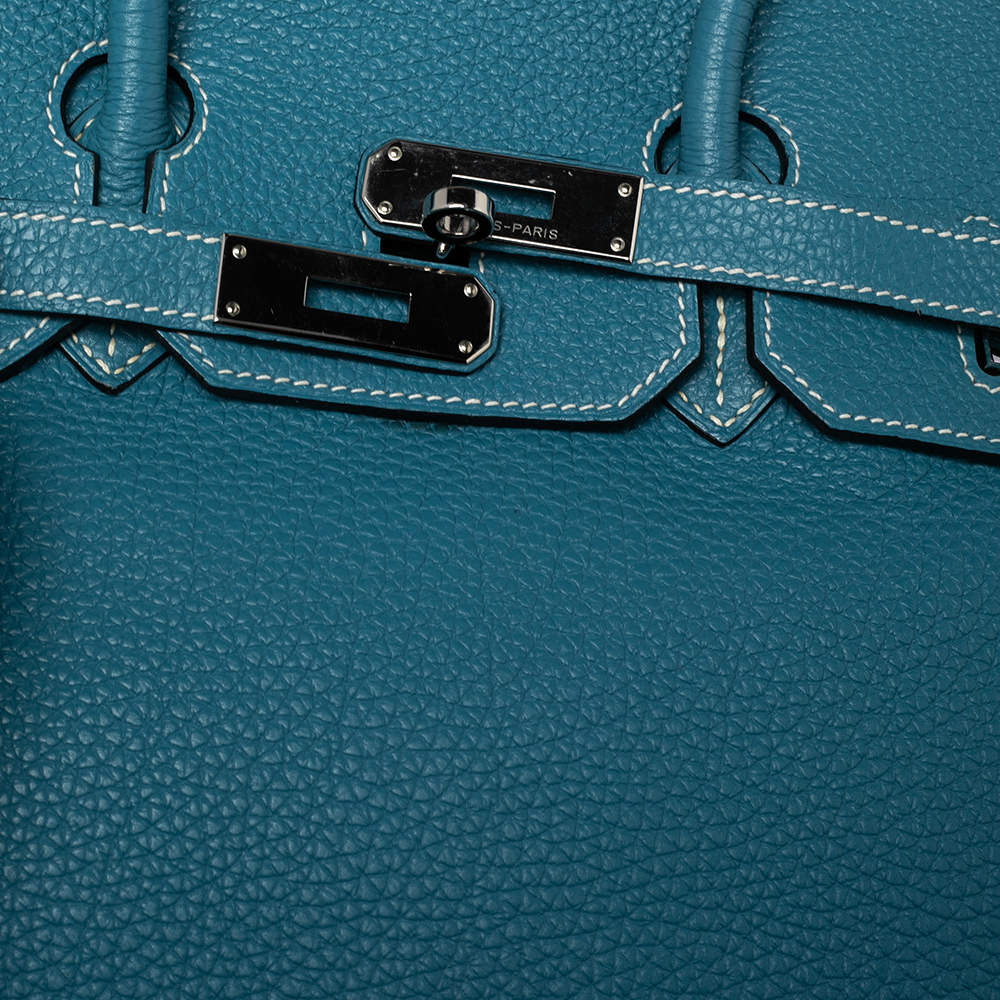 Hermès - Birkin 35 - Blue Jean Fjord