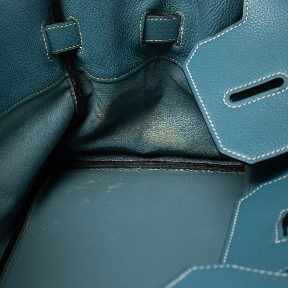 Hermès Bleu Jean Togo JPG Shoulder Birkin II 42 Palladium Hardware, 2009  Available For Immediate Sale At Sotheby's