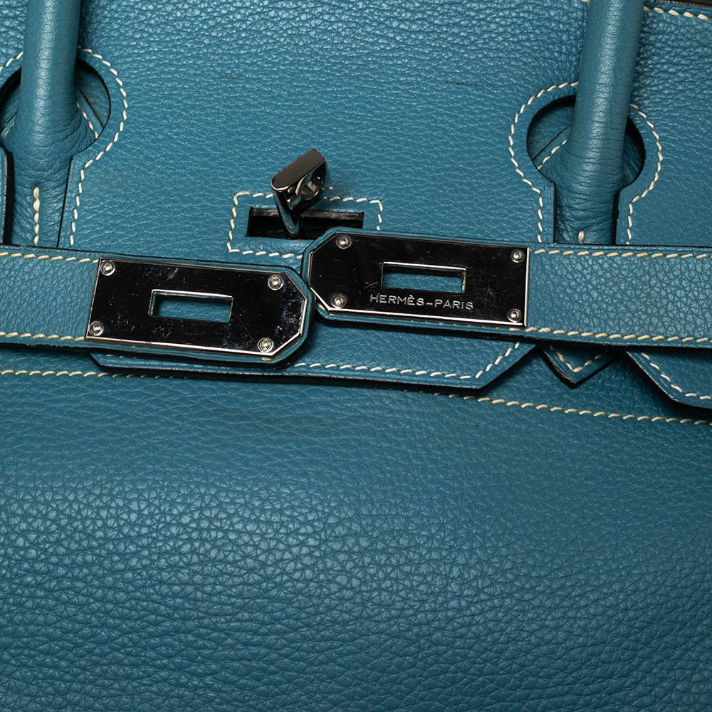 Hermès Bleu Jean Togo JPG Shoulder Birkin II 42 Palladium Hardware, 2009  Available For Immediate Sale At Sotheby's