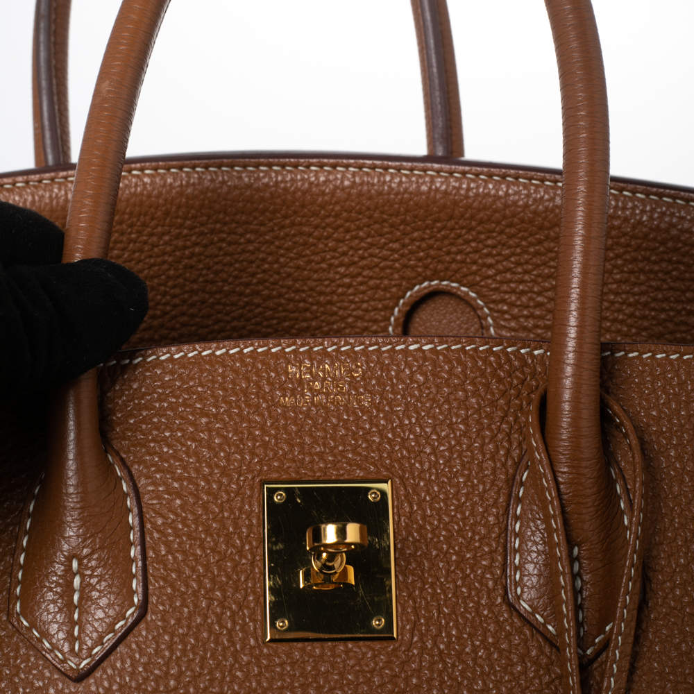 HERMES Togo Birkin 35 Gold 1258993