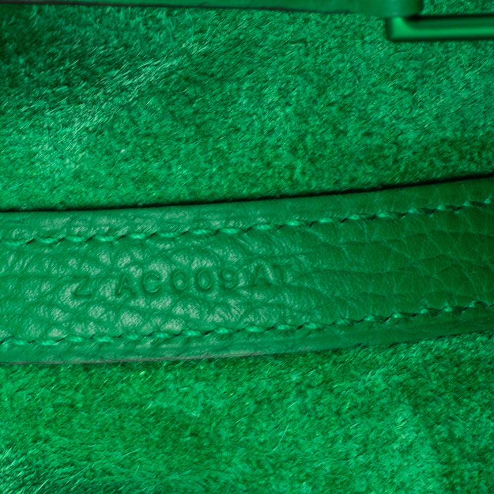 Picotin leather bag Hermès Green in Leather - 20784487