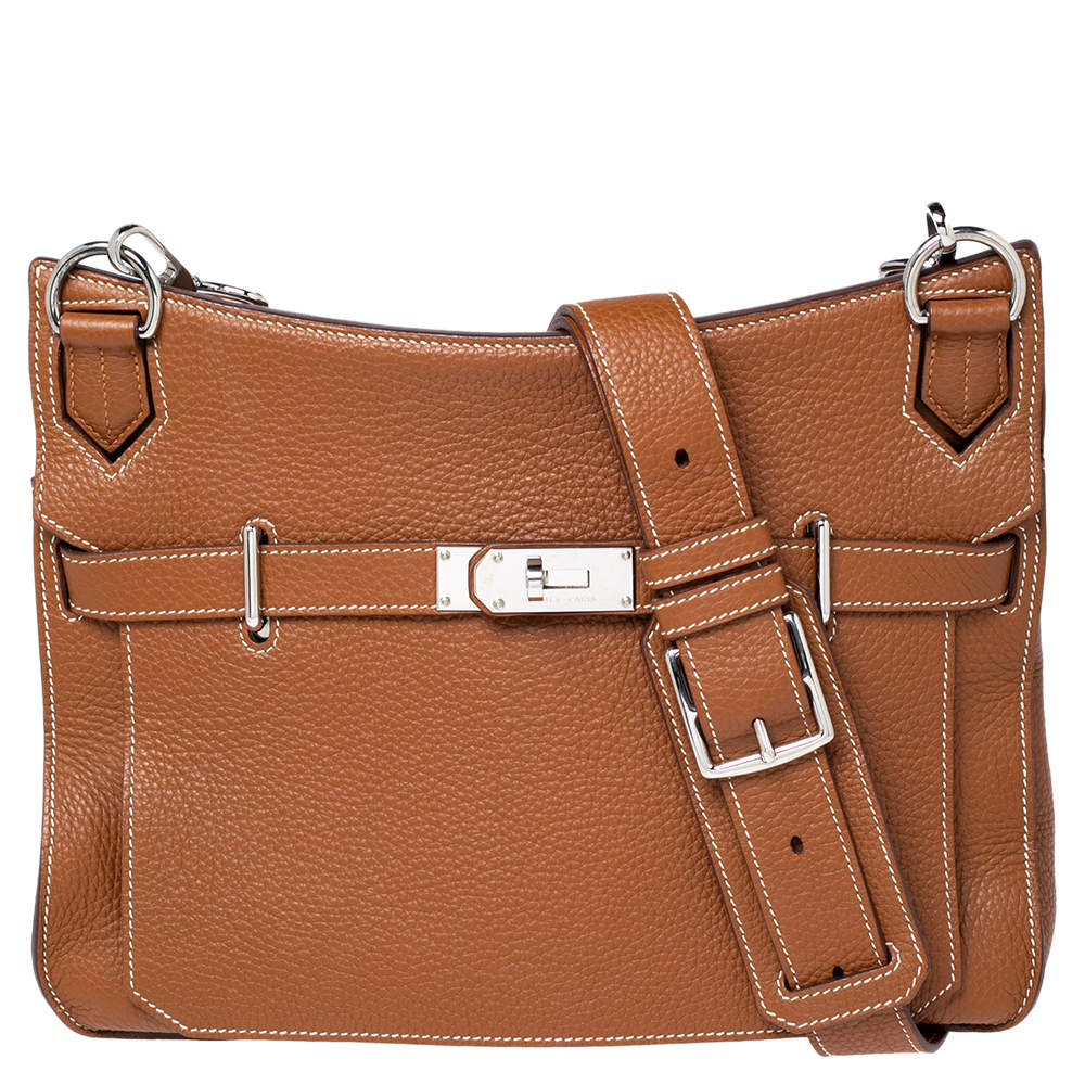 Hermes Cuivre Clemence Leather Palladium Hardware Jypsiere 34 Bag Hermes |  The Luxury Closet