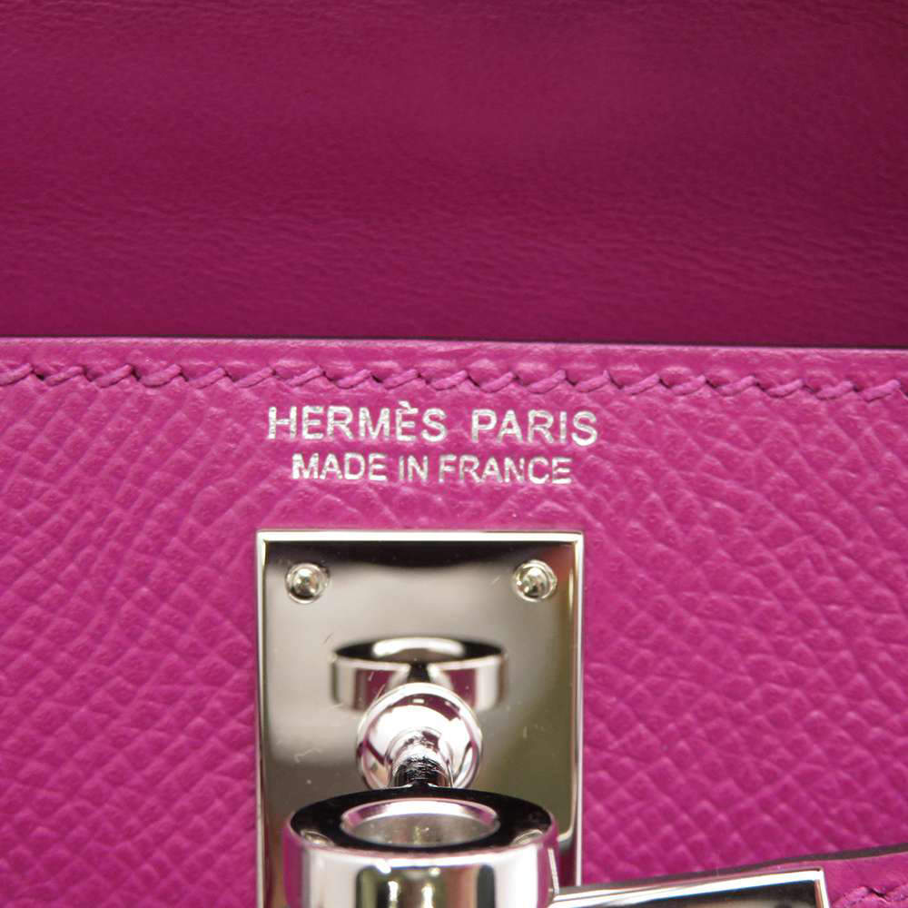 Hermès Rouge Sellier, Pale Mauve And Caban Tri-Color Epsom Mini Kelly 20 II  Palladium Hardware, 2022 Available For Immediate Sale At Sotheby's