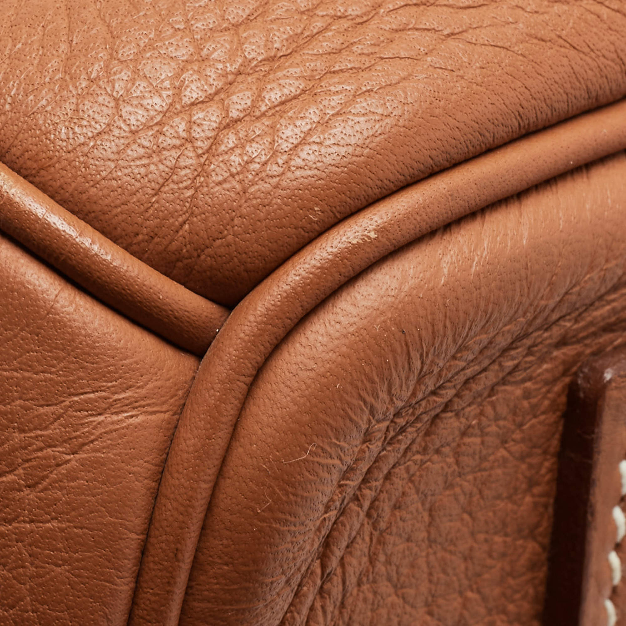 Hermès Birkin 45 HAC Etrusque Clemence leather Gold Hardware
