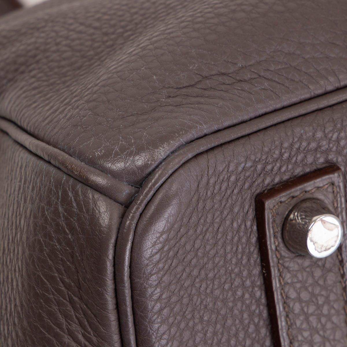 Hermes Birkin 35 Handbag Gris Etain Togo Leather With Palladium Hardwa –  Bags Of Personality