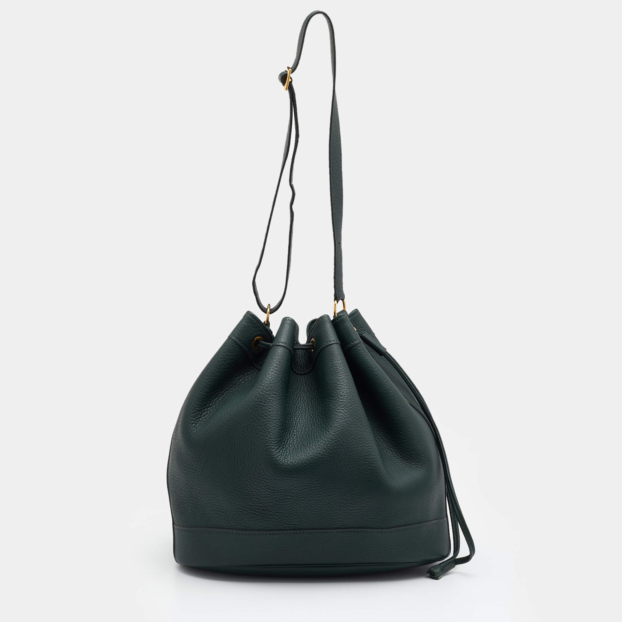 Hermes Vert Fonce Togo Leather Market Bag Hermes | The Luxury Closet