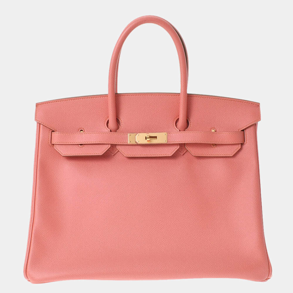Hermes Pink Epsom Leather Gold Hardware Birkin 35 Bag Hermes | The ...