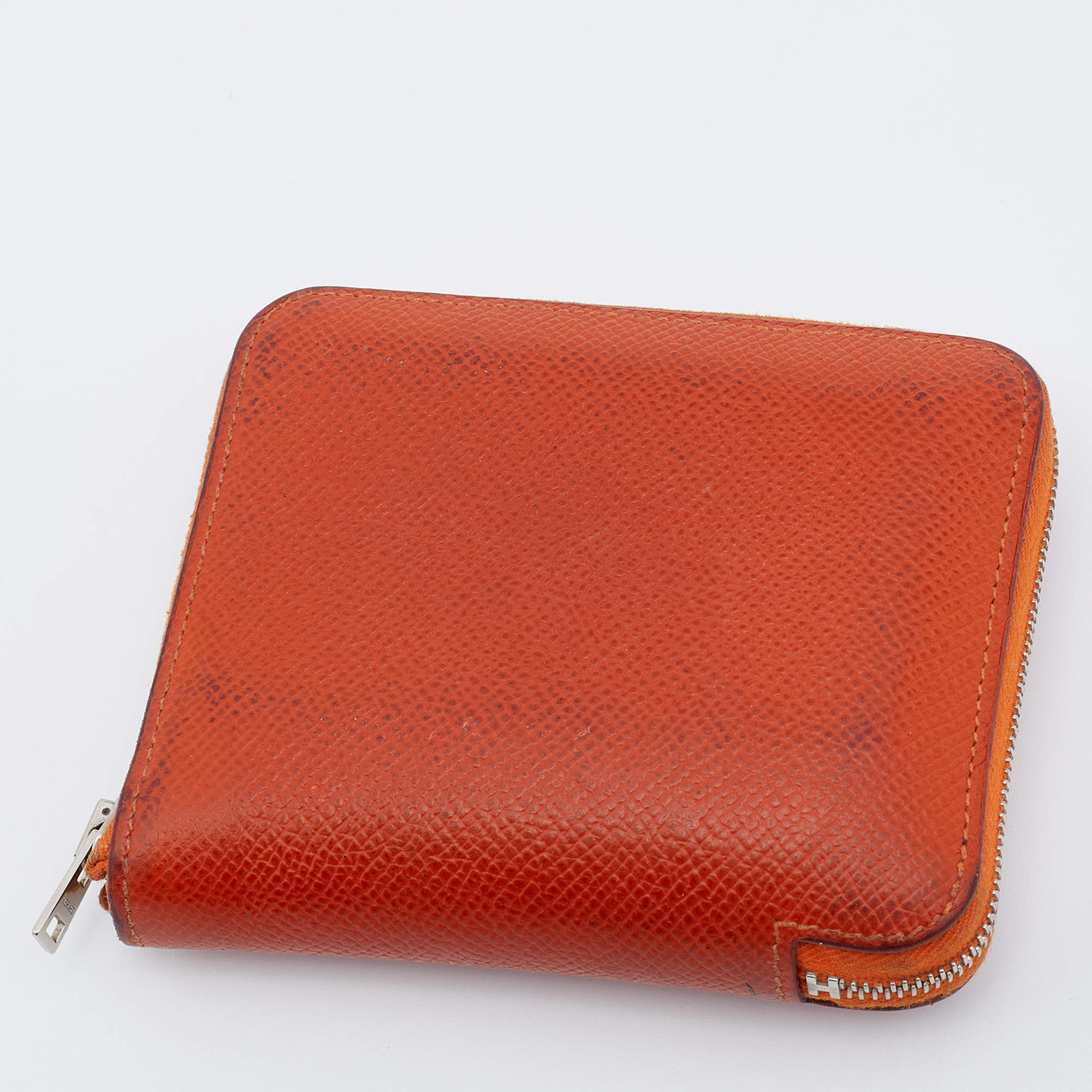 Hermes Brique Silk'in Long Wallet