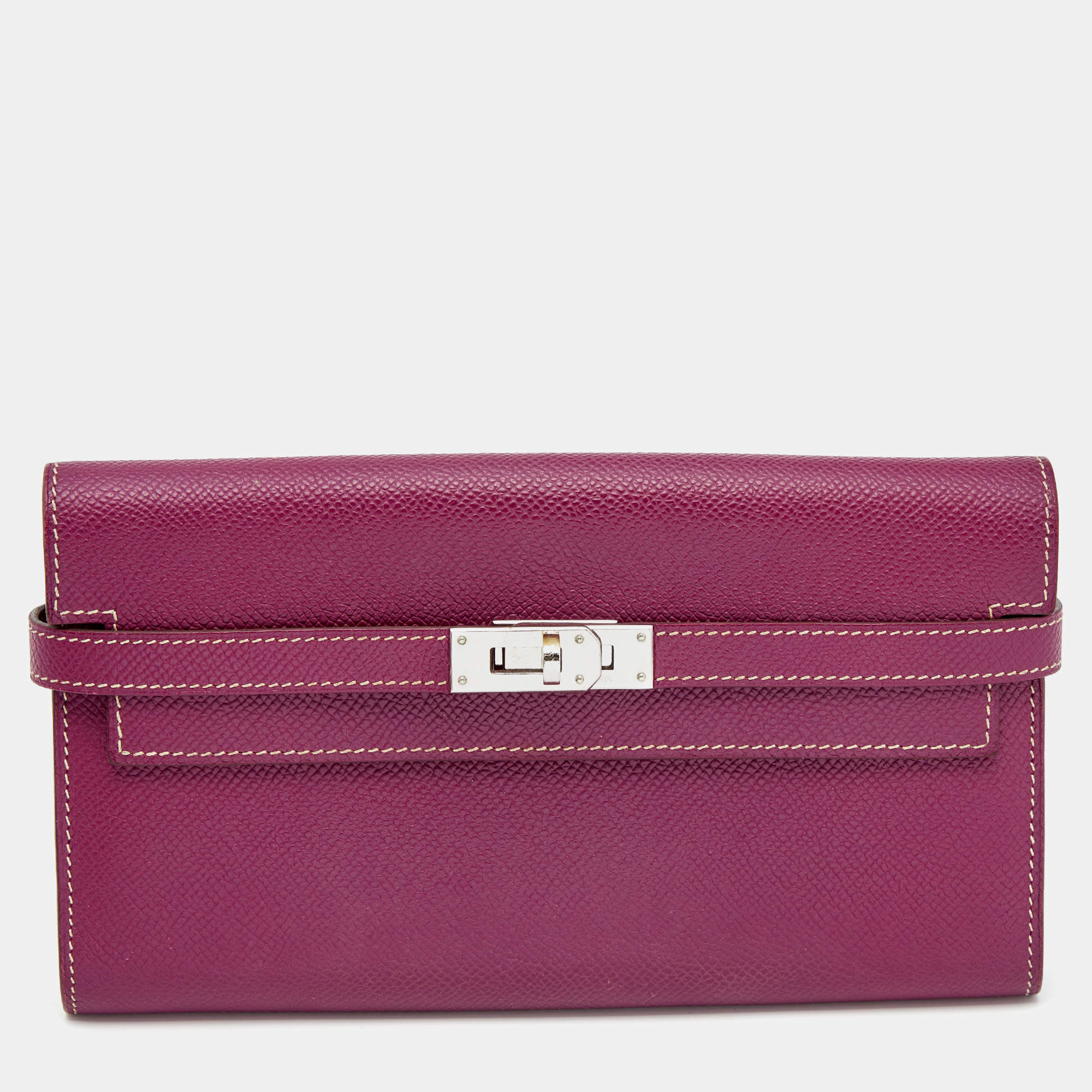 Hermès Tosca Epsom Leather Kelly Classic Wallet