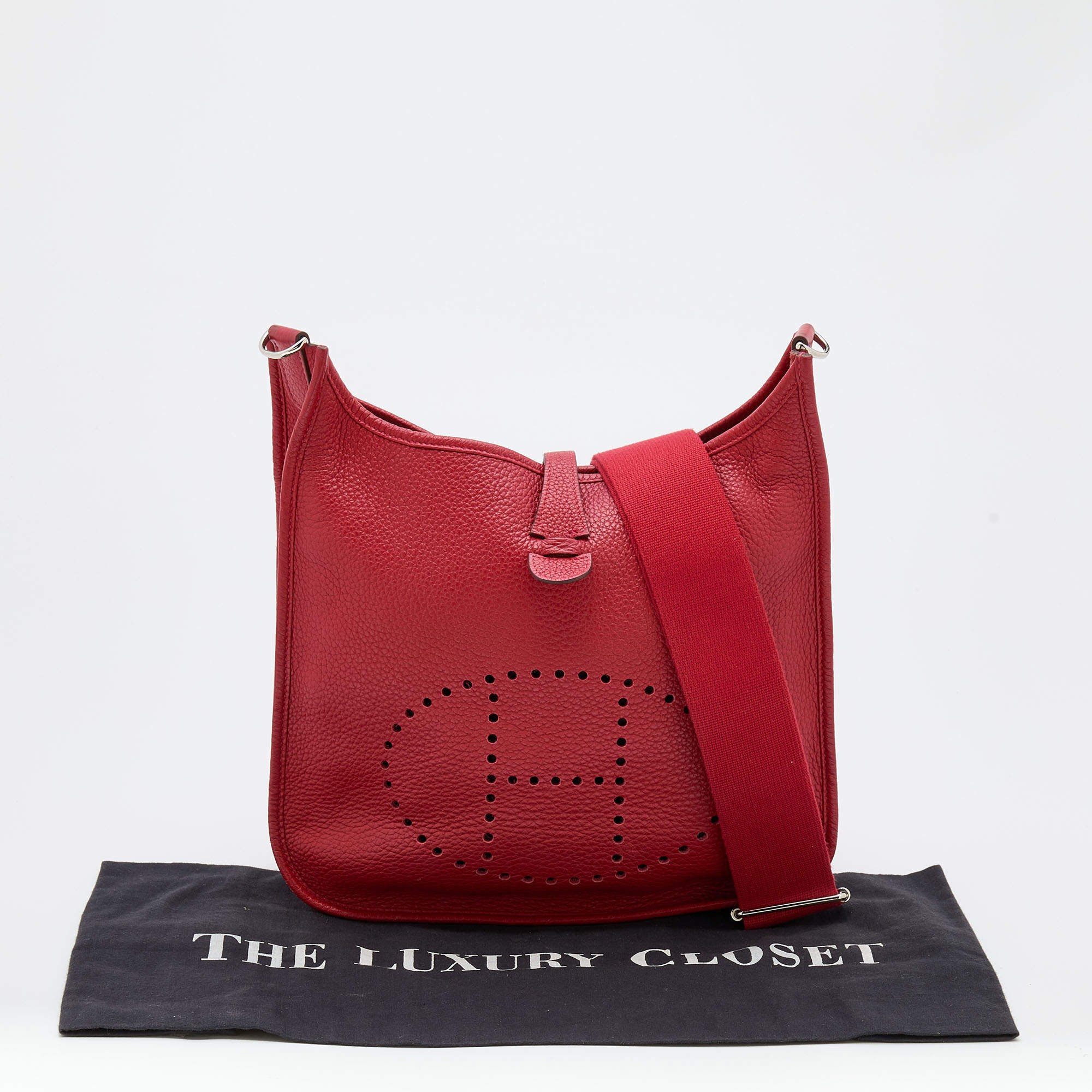 Hermés Clemence Evelyne III 29 Rouge Casaque– TC