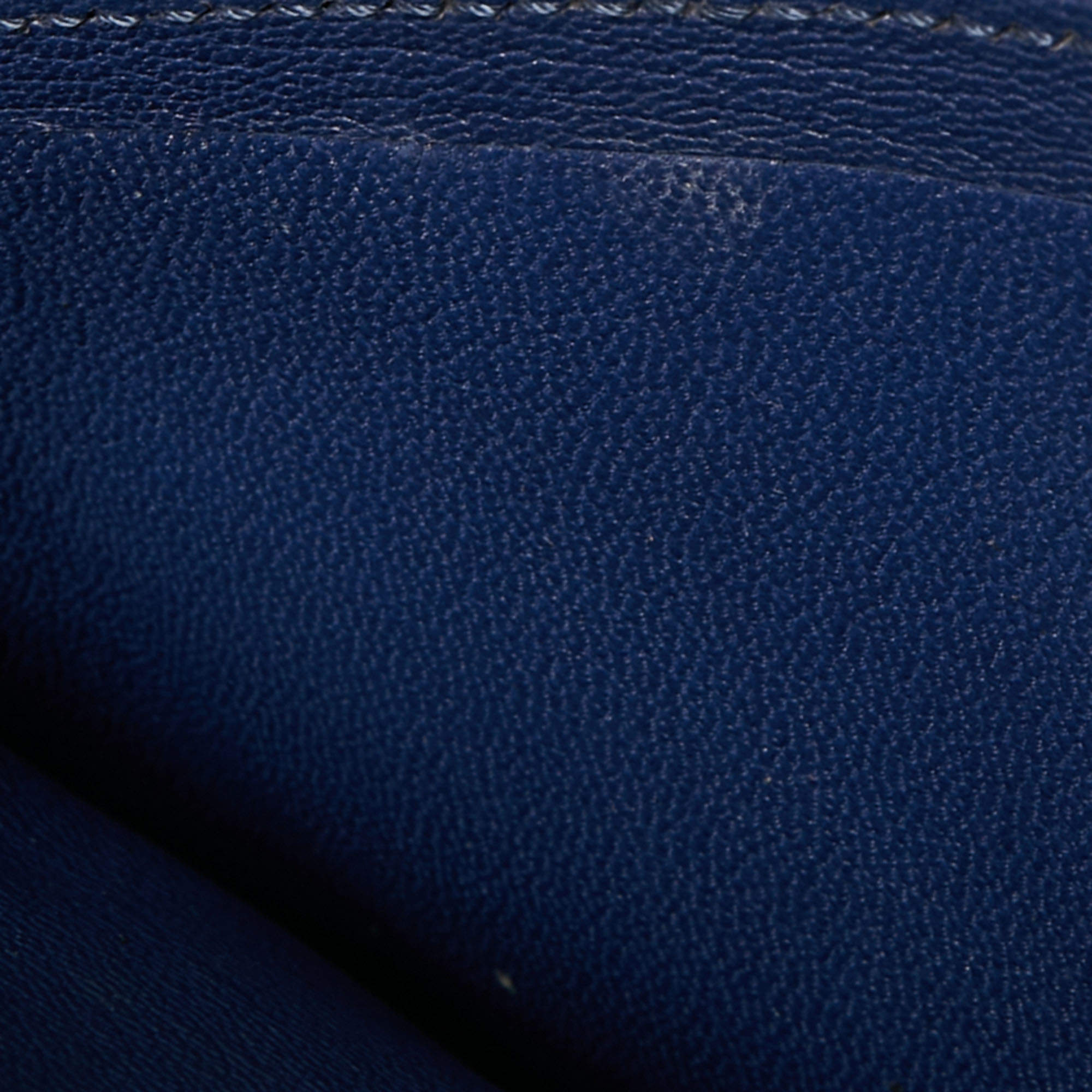 Hermes Birkin 35 Bag Blue Brighton Porosus Crocodile Palladium Hardware •  MIGHTYCHIC • 