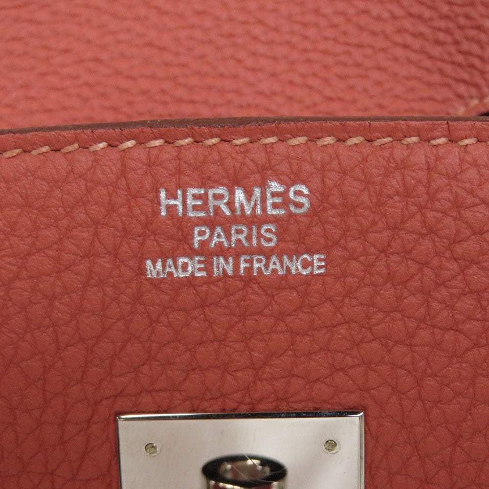 Hermes Birkin 35 Bag Pink 5P Togo SHW