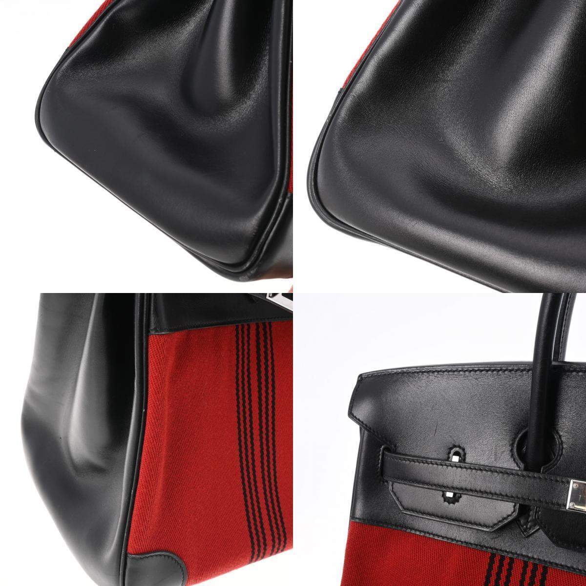 Hermes Kelly Handbag Brique Box Calf with Palladium Hardware 28 Red