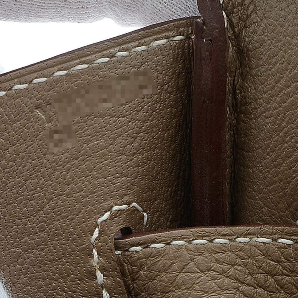 2009 Hermès Birkin 35 Togo Leather Ciel Top Handle Bag