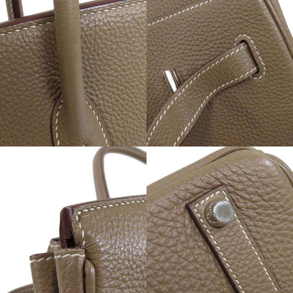 Hermes Birkin 35 Etoupe Handbag Togo Ladies