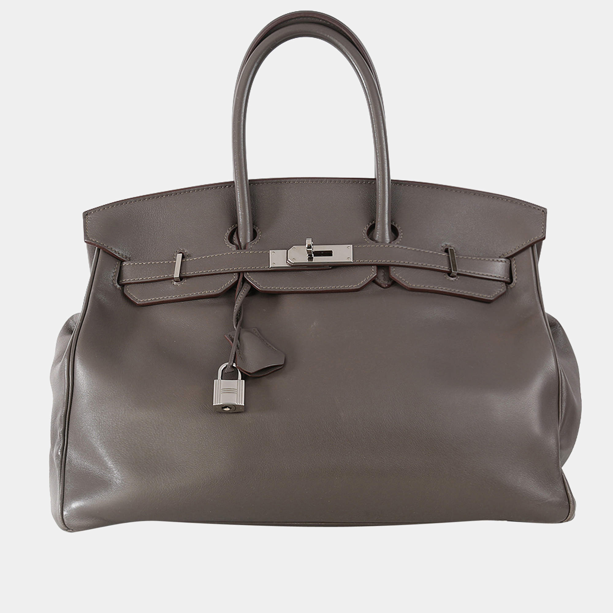 Hermes Birkin 35 Taupe Dove Togo Palladium Hardware