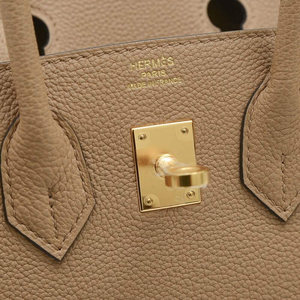 Hermes Birkin 25 Gold Bag Gold Hardware Togo Leather – Mightychic