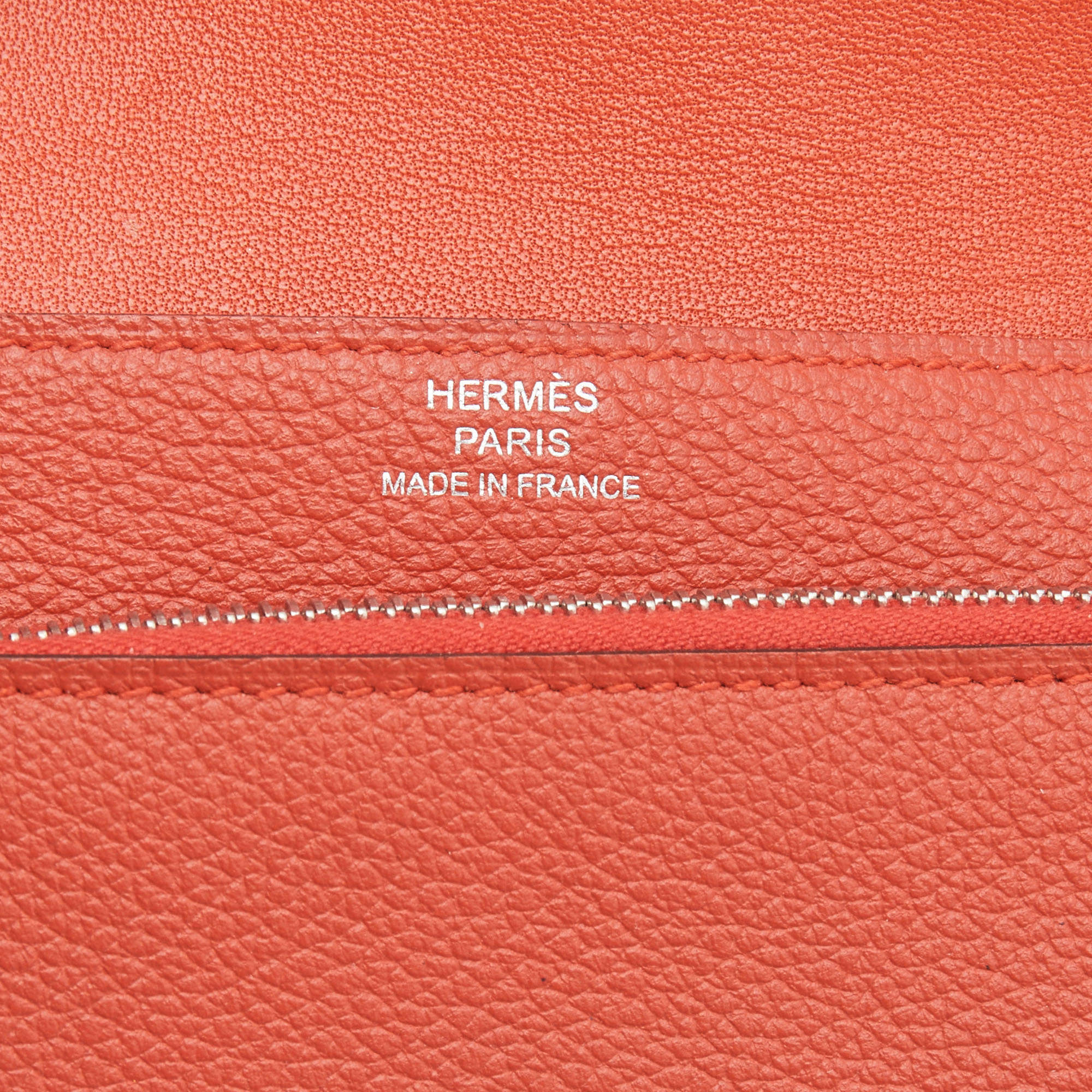 HERMES Tog Dogon Compact Wallet Gold 704149