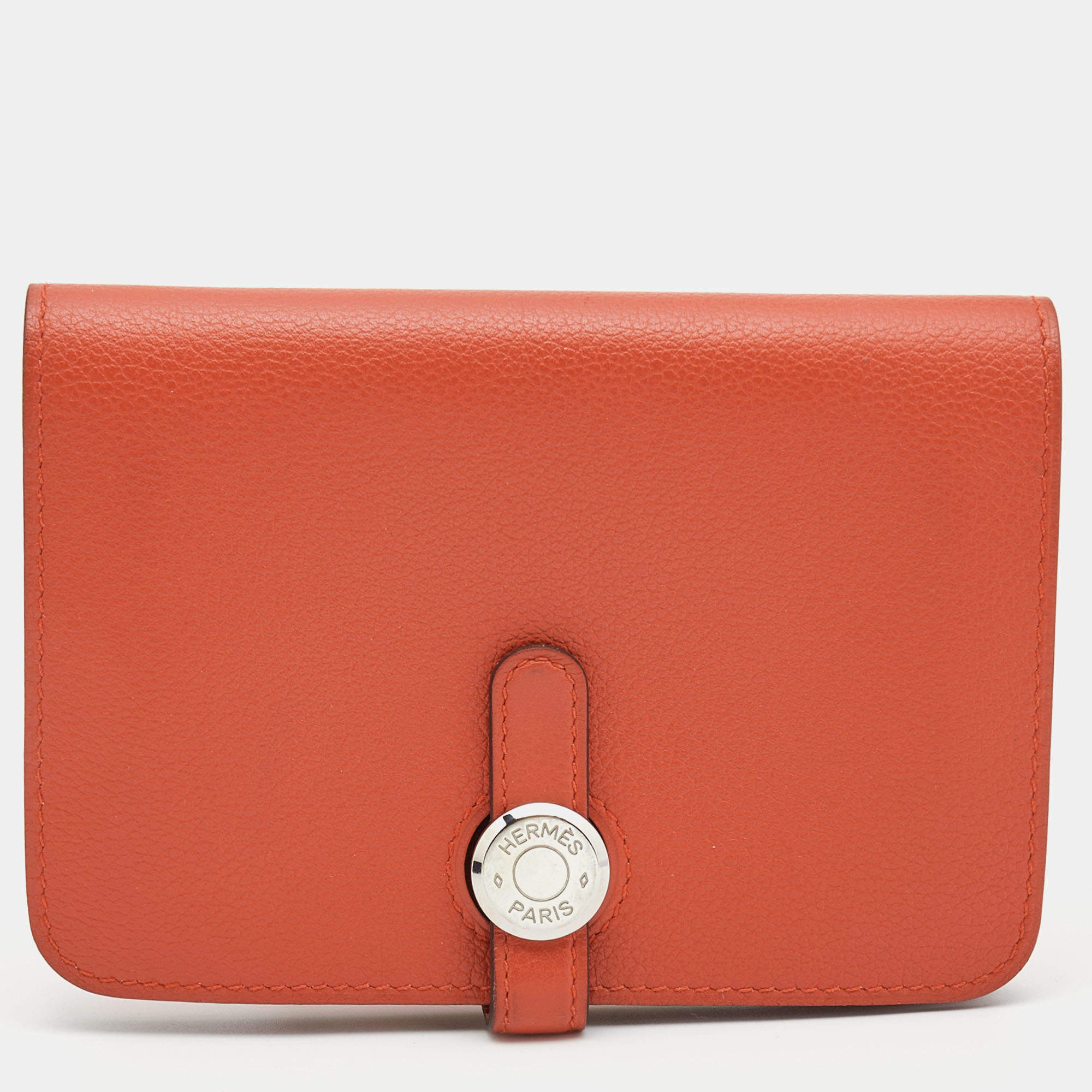 Hermes Dogon Compact Wallet Leather - ShopStyle