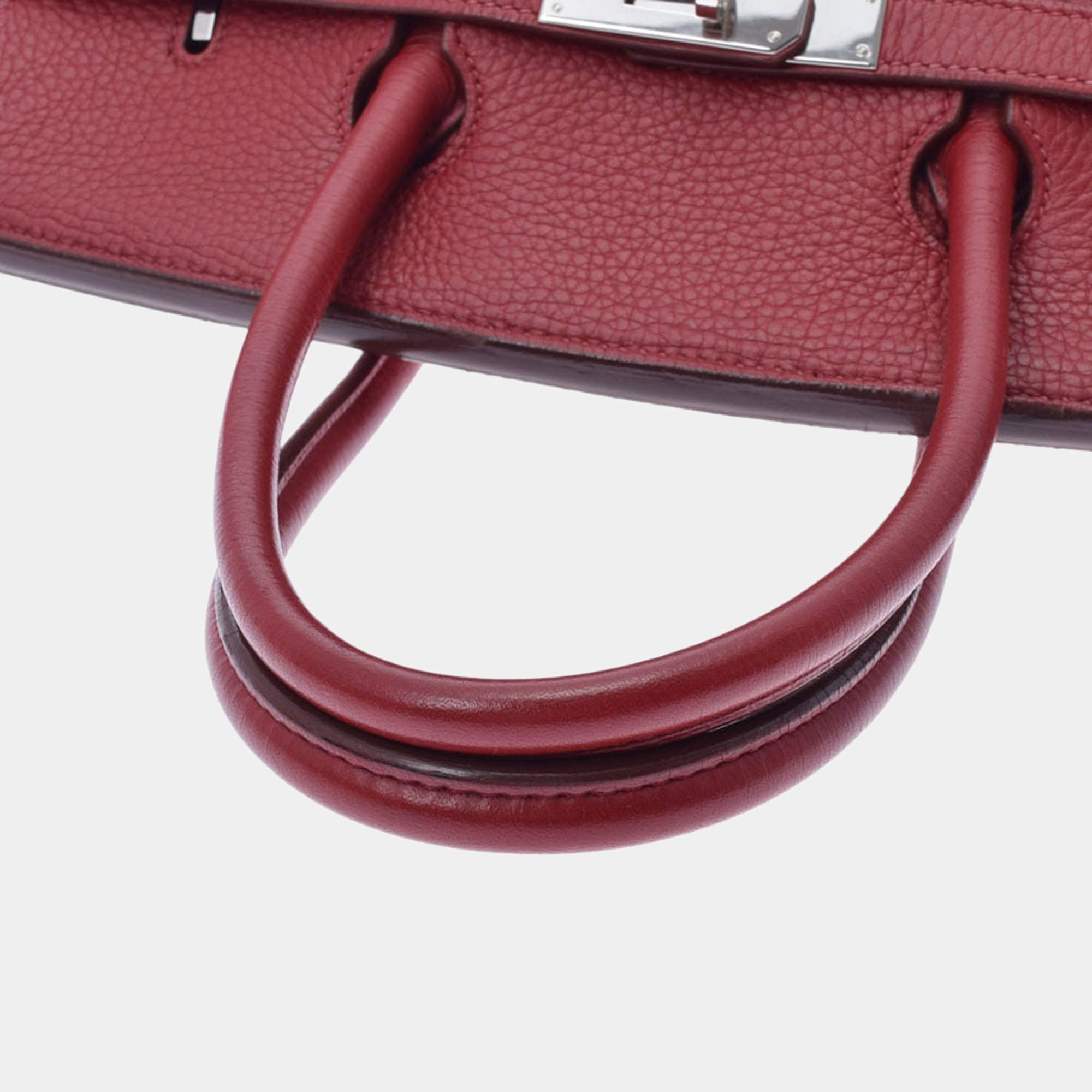 Hermes Rouge Garance Red Birkin Bag 35 Cm Purse Handbag