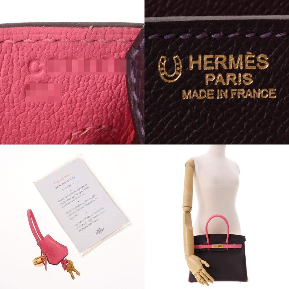 Hermes Birkin 30 SP Order Cassis/Rose Azalee Matte C Engraved