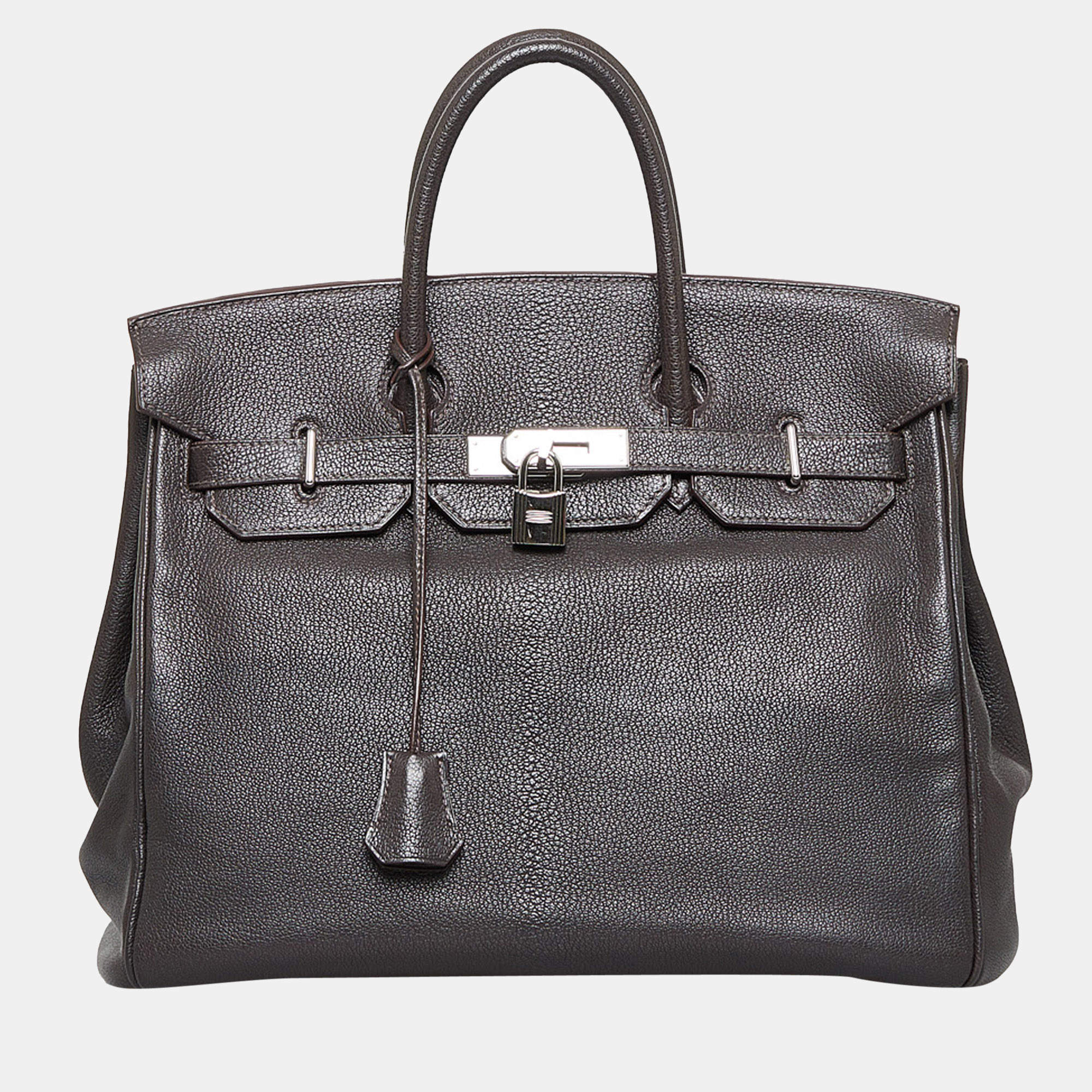 Hermes Brown Courchevel HAC Birkin 32