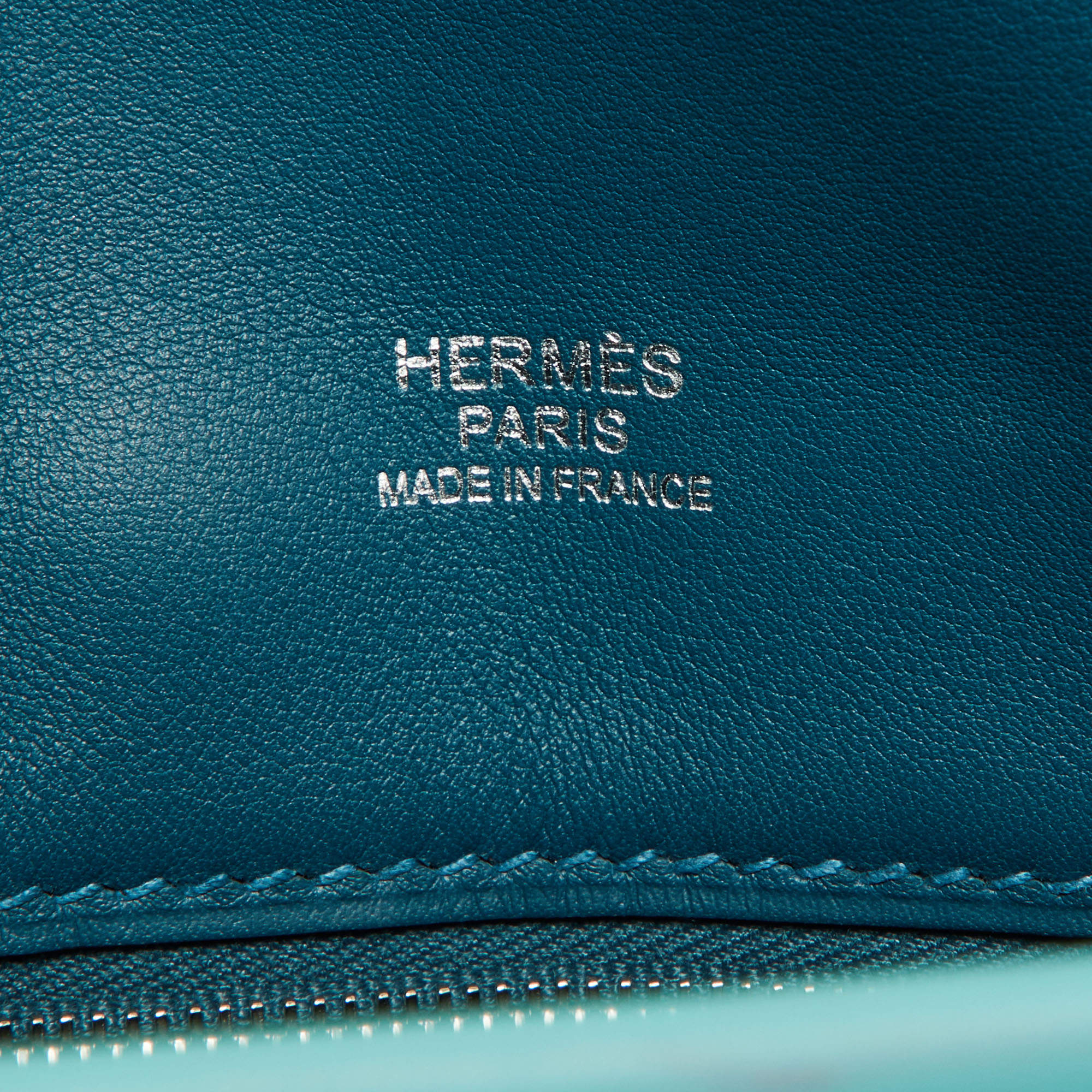 Hermès Berline Sport 21 mini bag in blue atoll PHW - DOWNTOWN UPTOWN Genève
