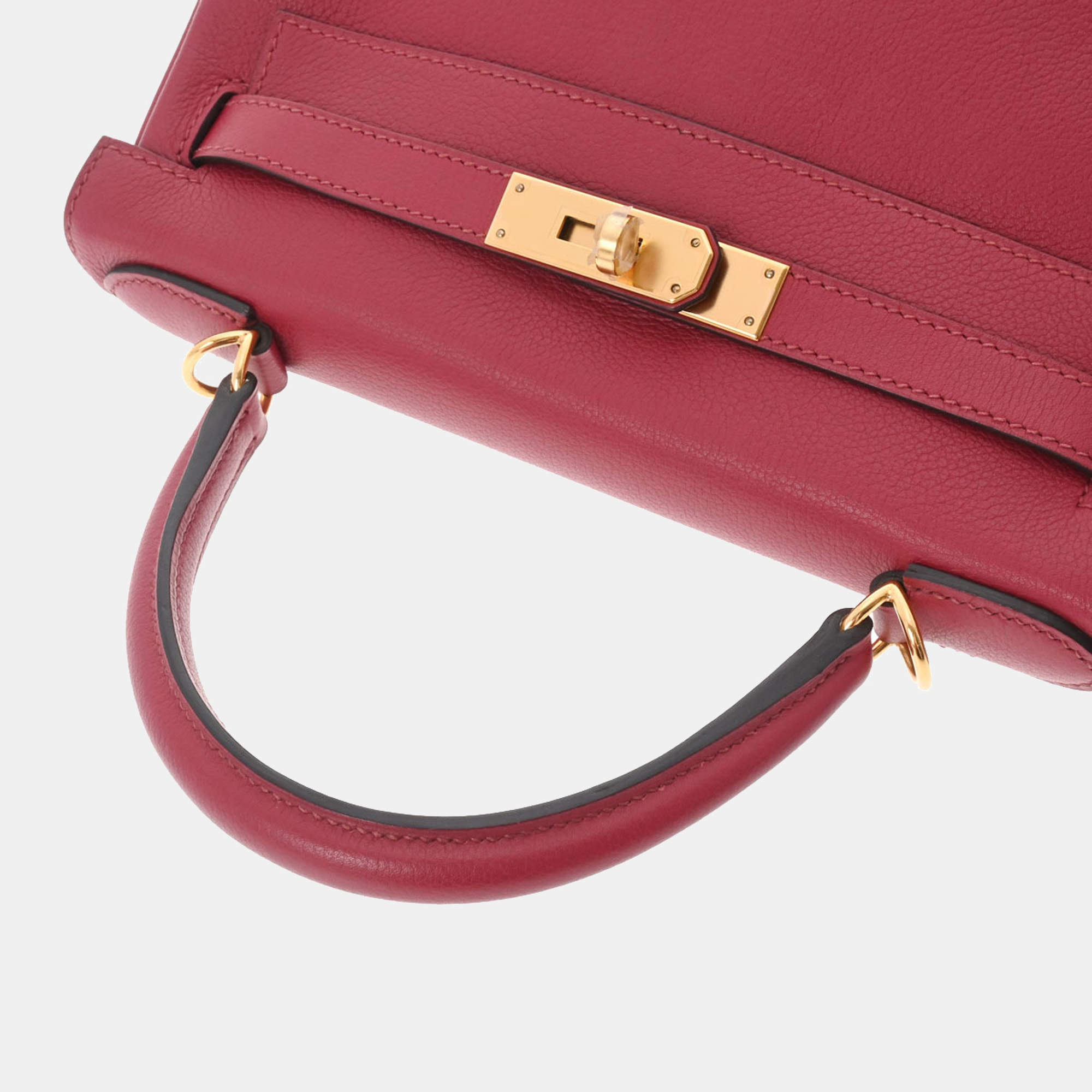 Hermès - Authenticated Kelly 28 Handbag - Lizard Red Plain for Women, Very Good Condition
