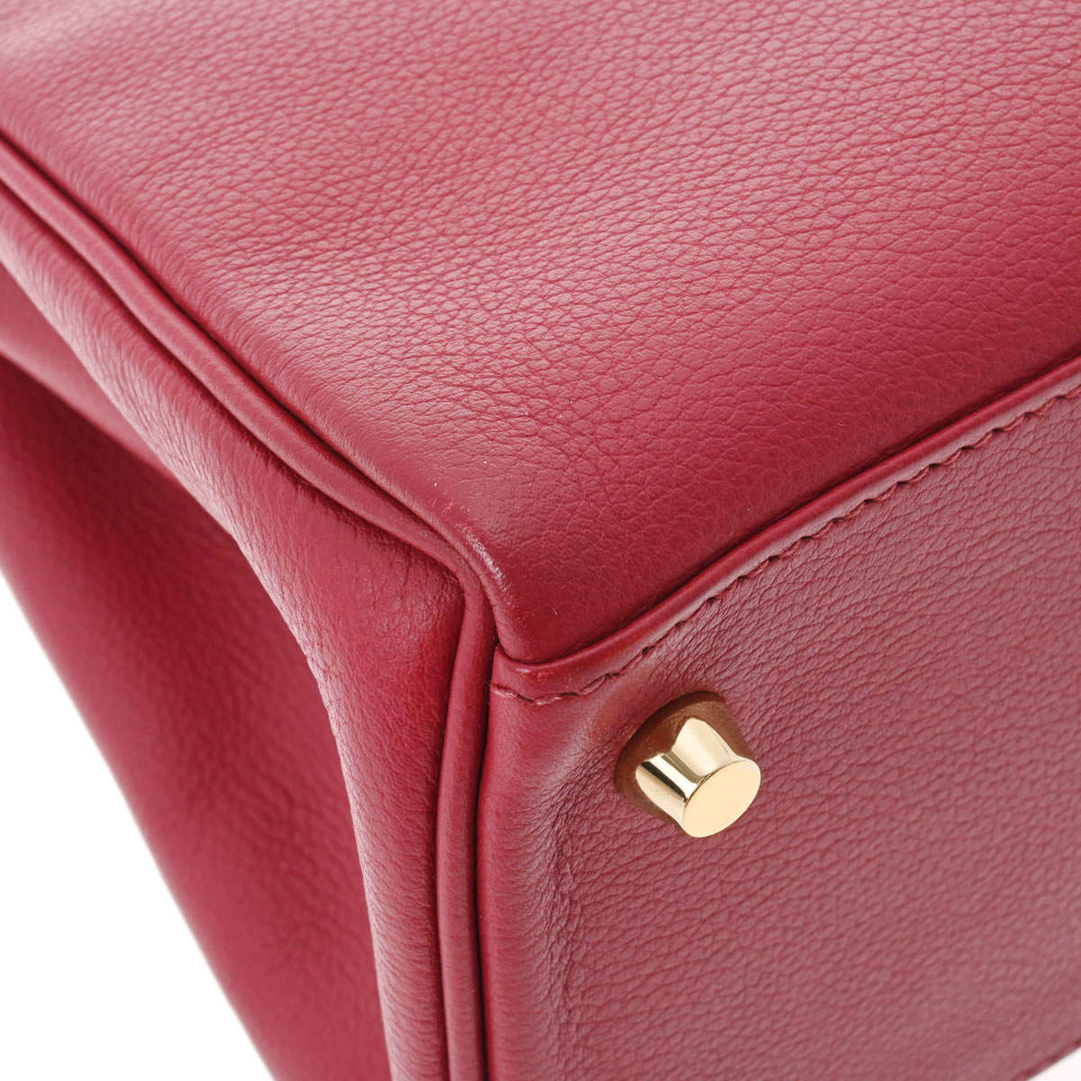 Red Vintage Hermès Kelly 28cm handbag