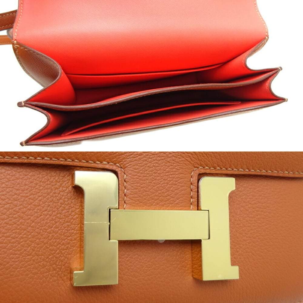 Hermes Constance 18 Z Engraved Women's Shoulder Bag Ever Color Orange  Hermes | The Luxury Closet