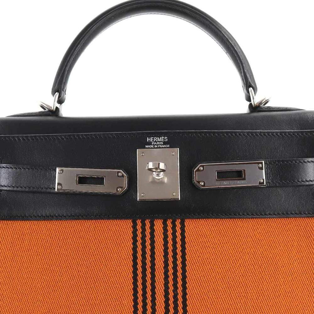 Hermes Kelly 28 Outer-Sewn Crinolan Box Calf Rouge Ash Gold Metal Fittings  〇K Stamped Vintage Handbag 0457
