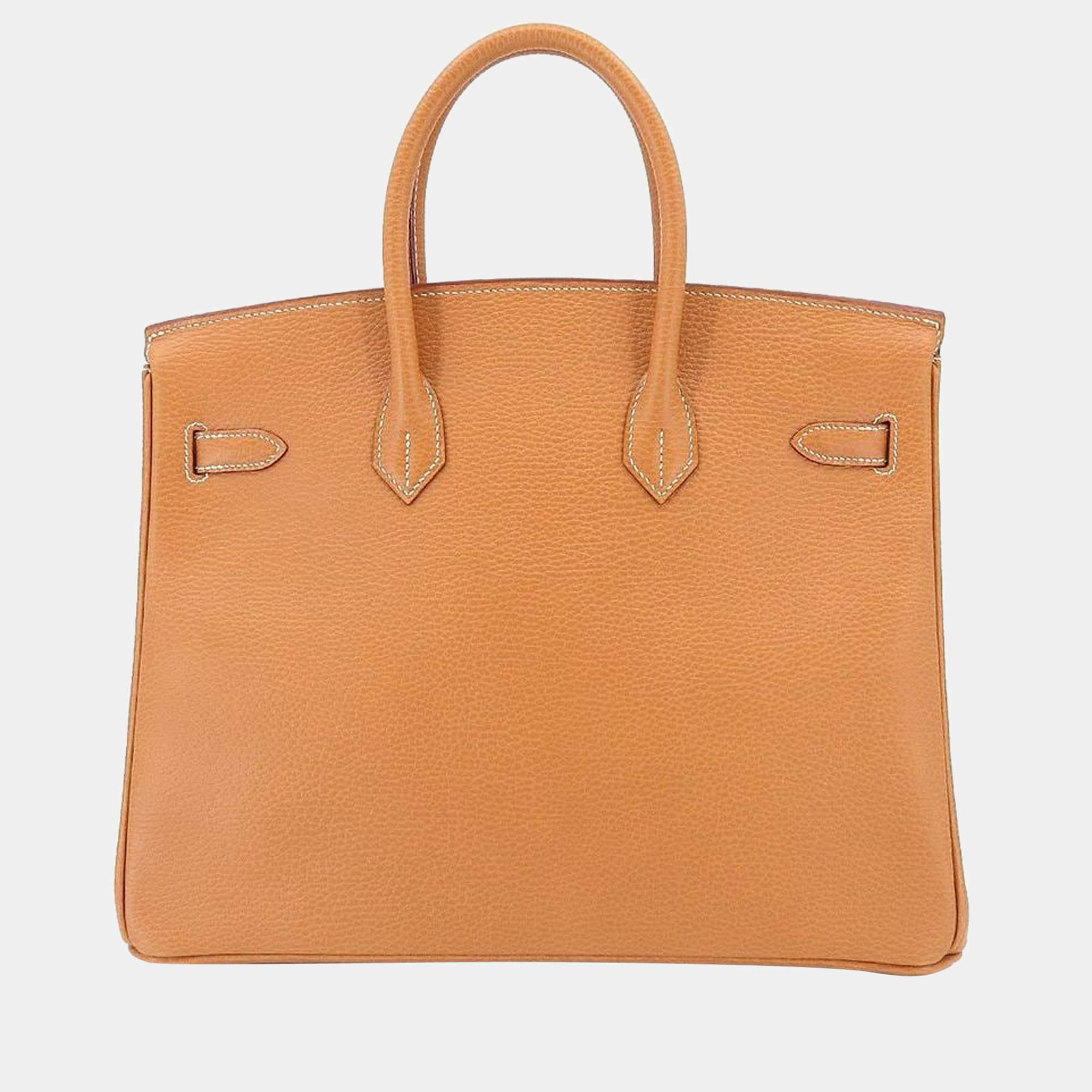 HERMES Natural Ardennes Leather Birkin Bag - Manal Fatma Bags