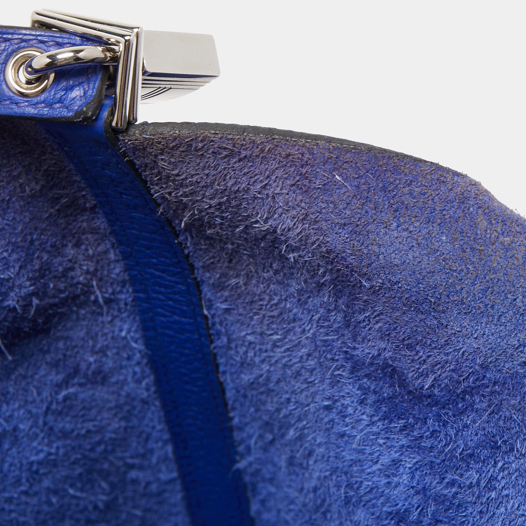 Hermes Bleu Electrique Taurillon Clemence Leather Picotin Lock PM Bag Hermes