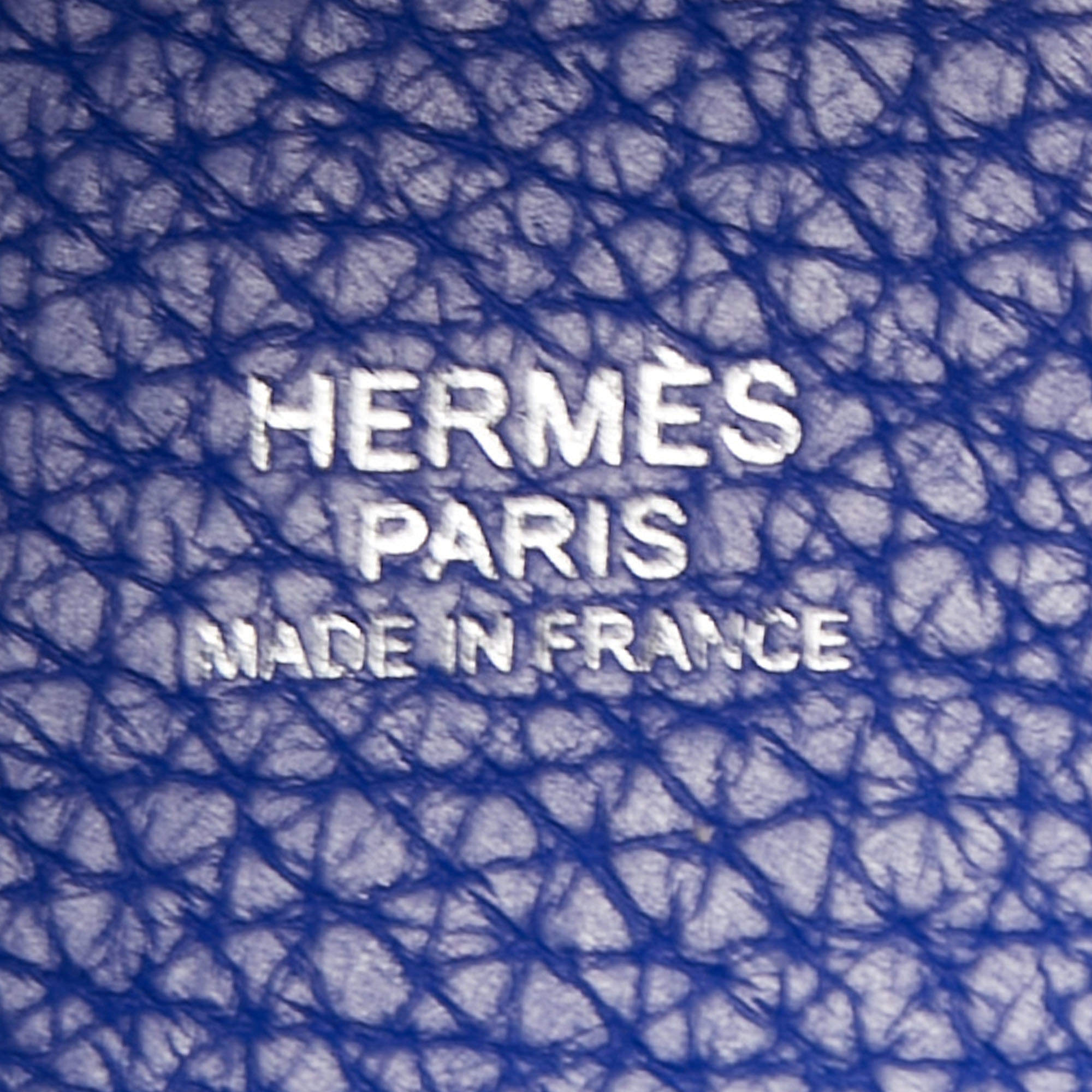 Hermes Bleu Electrique Taurillon Clemence Leather Picotin Lock 22 Bag