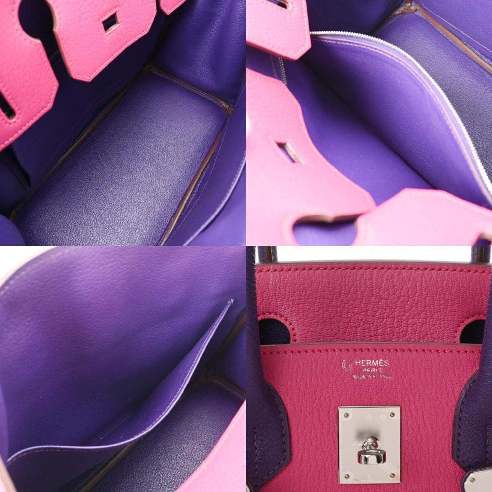 Hermes Purple Handbags