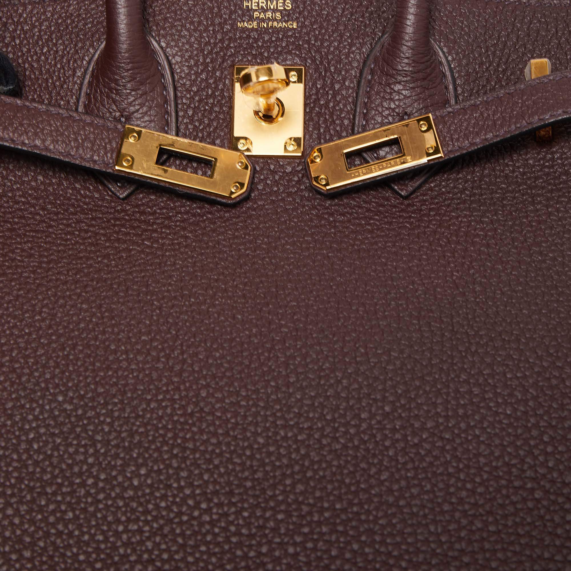 Hermès Birkin 25 Rouge Sellier Togo GHW ○ Labellov ○ Buy and